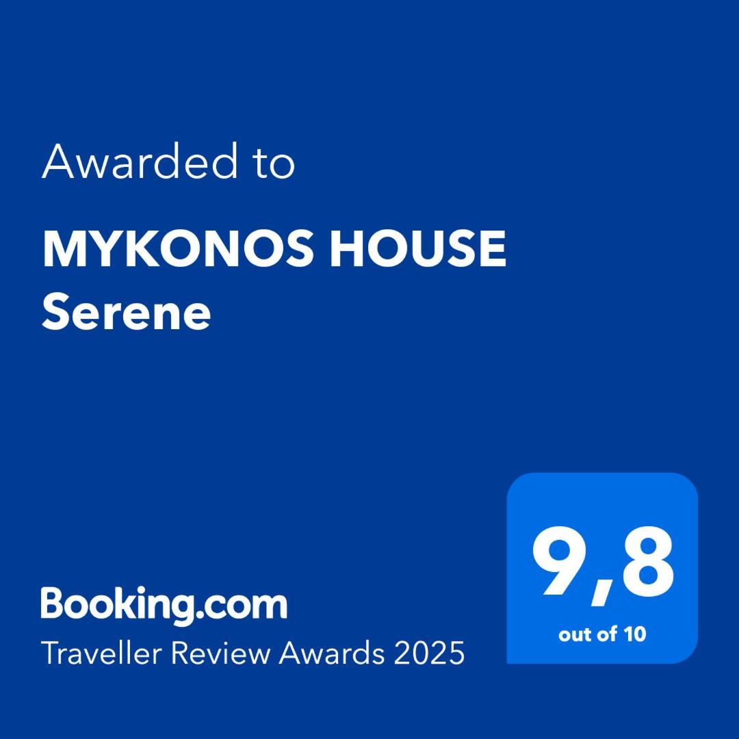 Serene Myconian House Mykonos Town Exterior foto
